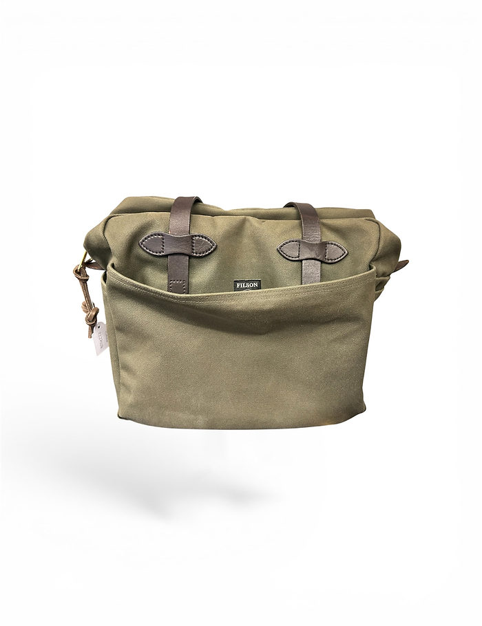 Olivgrüne Segeltuchtasche von Filson